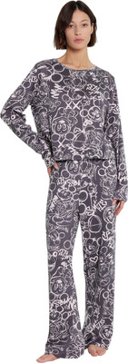 Комплект домашней одежды Mark Formelle 592468-1 (р.164/170-96-102, граффити на графите)