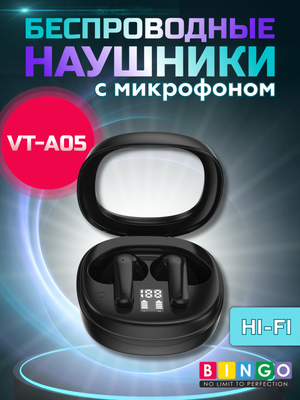 Беспроводные наушники Bingo VT-A05 (черный)