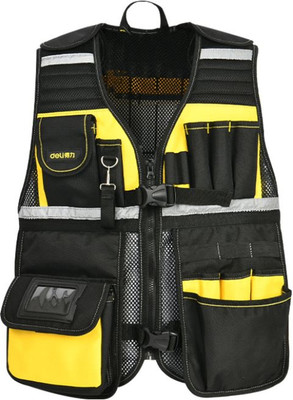 Жилет для инструмента Deli EDL586113 (черный/желтый)