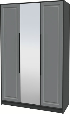 Шкаф Интерлиния Концепт КТ-Ш3з Деко (антрацит/серый)