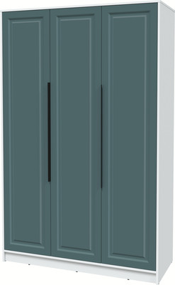 Шкаф Интерлиния  Концепт КТ-Ш3 Деко (белый платинум/верде)