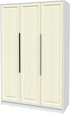 Шкаф Интерлиния Концепт КТ-Ш3 Деко  (белый платинум/дуб снежный)