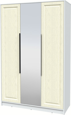 Шкаф Интерлиния  Концепт КТ-Ш3з Деко (белый платинум/дуб снежный)