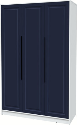 Шкаф Интерлиния Концепт КТ-Ш3 Деко (белый платинум/индиго)