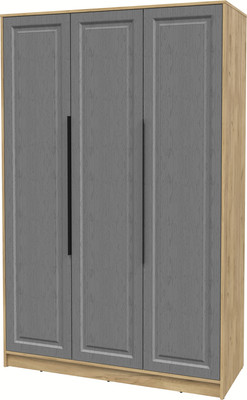 Шкаф Интерлиния  Концепт КТ-Ш3 Деко (дуб золотой/дуб серый)