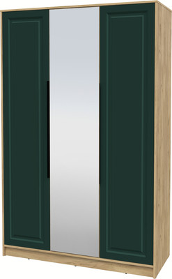 Шкаф Интерлиния  Концепт КТ-Ш3з Деко (дуб золотой/изумруд)