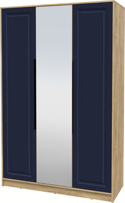 Шкаф Интерлиния Концепт КТ-Ш3з Деко (дуб золотой/индиго)