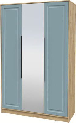 Шкаф Интерлиния Концепт КТ-Ш3з Деко (дуб золотой/океан)