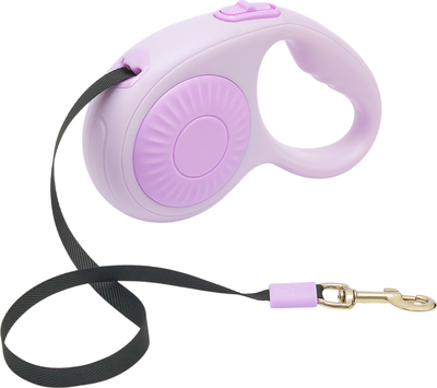 Поводок-рулетка Sima-Land 10895313 (3м, сиреневый)