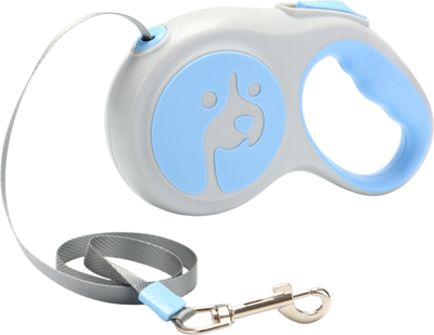 Поводок-рулетка Sima-Land 10895292 (5м, голубой)