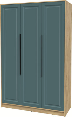 Шкаф Интерлиния Концепт КТ-Ш3 Деко (дуб золотой/верде)