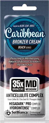 Крем-автозагар SolBianca 35х bronzer с маслами зеленого кофе, семян чиа и экстр. ананаса (15мл)