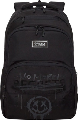 Школьный рюкзак Grizzly RU-630-3 (черный)