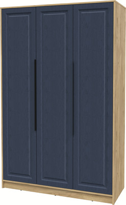 Шкаф Интерлиния Концепт КТ-Ш3 Деко (дуб золотой/дуб королевский)