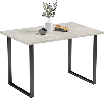 Обеденный стол Soma Tako 100x60 (шелковый камень/черный)
