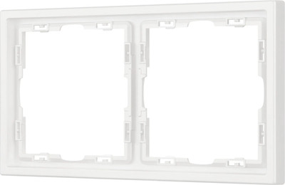 Рамка для выключателей и розеток Arlight FRM-NOBE-SFPL-2-WH / 054215