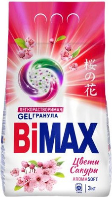 Стиральный порошок Bimax Цветы сакуры Automat (3кг)