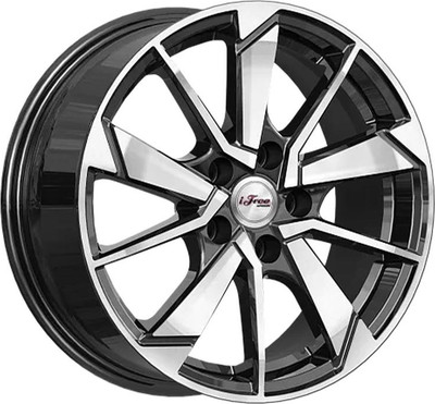 Литой диск iFree Зиплайн 16x6.5" 5x110мм DIA 63.35мм ET 40мм Блэк джек