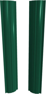 Штакетник металлический Скайпрофиль Европланка-Ислочь 108 прямой Пэ RAL6005/6005 (1.2м, 10шт)