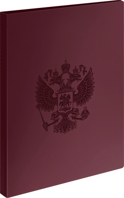Папка для бумаг Стамм Герб А4 / ММ-32164 (гранат)