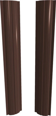 Штакетник металлический Скайпрофиль Европланка-Ислочь 108 прямой Пэ RAL8017/8017 (1.2м, 10шт)