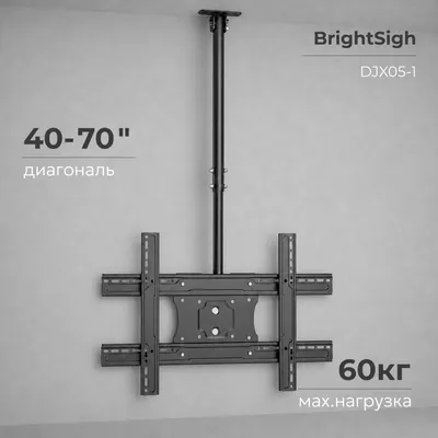 Кронштейн для телевизора BrightSight DJX05-1 (черный)