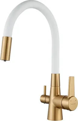 Смеситель Shevanik S668G (золотой сатин)