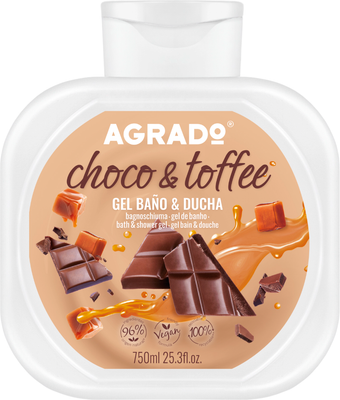 Гель для душа Agrado Bath & Shower Gel Choco & Toffee (750мл)