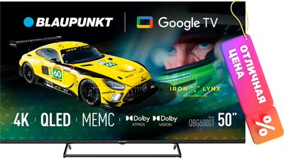 Телевизор Blaupunkt 50" 50QBG6000T