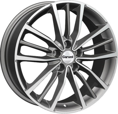 Литой диск Carwel Крет Tucson 18x7" 5x114.3мм DIA 67.1мм ET 51мм AGR