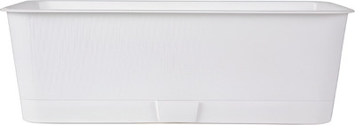 Вазон 5 Plast Прованс Балконный ящик (6л, белый, с подставкой)