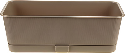 Кашпо 5 Plast Прованс Балконный ящик (9.5л, фраппе, с подставкой)