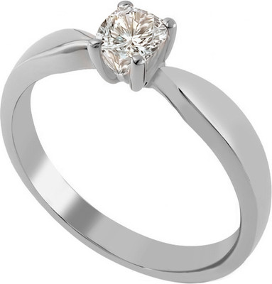 Кольцо из белого золота Кристалл CC83400226773 (р.17, с бриллиантом)