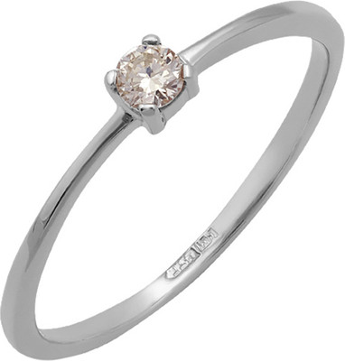 Кольцо из белого золота Кристалл CH79500226773 (р.18, с бриллиантом)