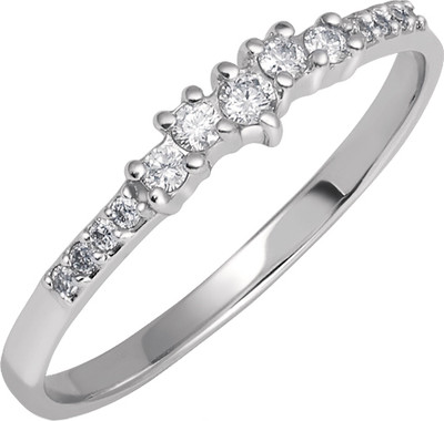 Кольцо из белого золота Кристалл CJ25700226773 (р.15.5, с бриллиантами)