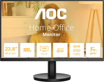 Монитор AOC 24B3CA2 (черный)