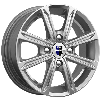 Литой диск K&K Флэш 13x5" 4x108мм DIA 67.1мм ET 40мм Дарк платинум