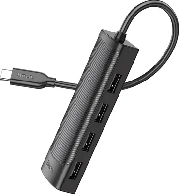 USB-хаб Hoco HB41 Type-C (черный)