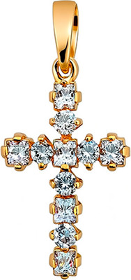 Подвеска из красного золота Кристалл C747600226773 (с фианитами)