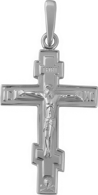 Подвеска из белого золота Кристалл CI37100226773