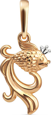 Подвеска из красного золота Кристалл CJ11700226773