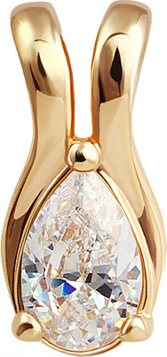 Подвеска из красного золота Кристалл CJ71100226773 (с фианитом)