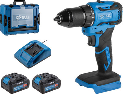 Профессиональная дрель-шуруповерт Bull SR 1804 R-series Xcase / 2329057