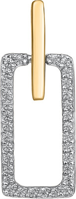 Подвеска из красного золота Кристалл CP29400226773 (с фианитами)