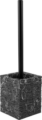 Ершик для унитаза Perfecto Linea Stonewave / 35-130804 (черный)