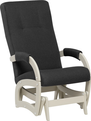 Кресло-маятник Импэкс  Leset Хельга  (слоновая кость/ткань Savana Plus Grafit темно-серый)