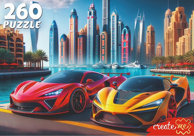 Пазл РЫЖИЙ КОТ Шикарные автомобили / УК260-0242