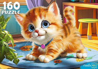 Пазл РЫЖИЙ КОТ Милый рыжий котёнок / Ф160-4542