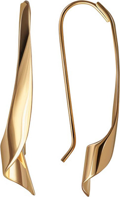 Серьги из красного золота Кристалл CM54500226773