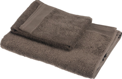 Набор полотенец Lilia Бордюр Махра 40x70/100x150 400г (2шт, бронзовый)